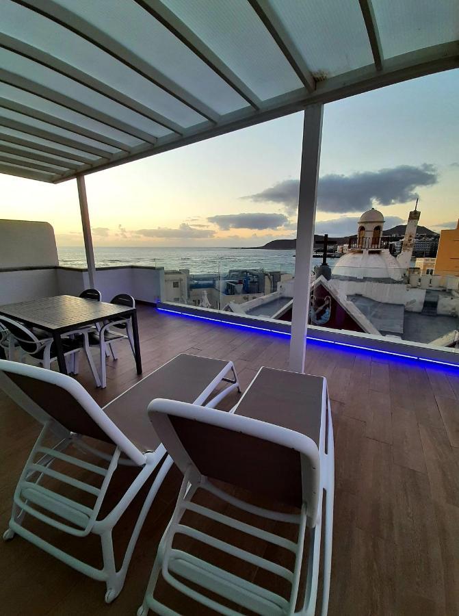 Malibu Canteras Atico 23 Vista Mar - Seaview Penthouse (Adults Only) Las Palmas de Gran Canaria Exteriér fotografie